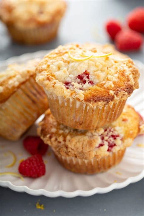 Easy Raspberry Muffin Recipe Lemon Blossoms