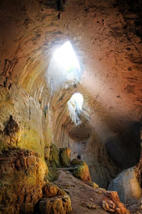 Prohodna Cave In Bulgaria Famous For The God S Eyes Holes In The