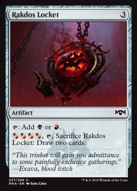 Rakdos Locket Magic The Gathering Mtg Card