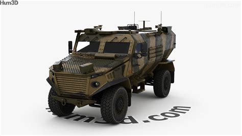 Force Protection Ocelot 3dモデルの360ビュー Hum3dストア