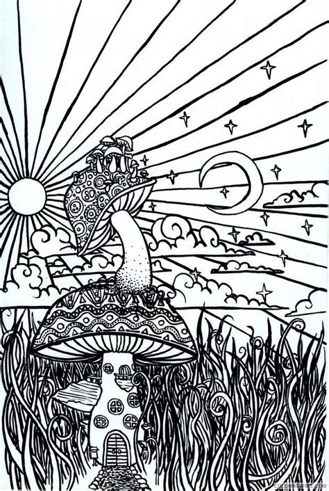 Please see below for the pictures of psychedelic coloring pages. psychedelic mushroom coloring pages Coloring4free ...