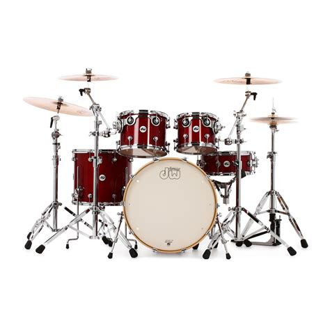 Dw Design Series 5 Piece Shell Pack Cherry Stain Marshall Music