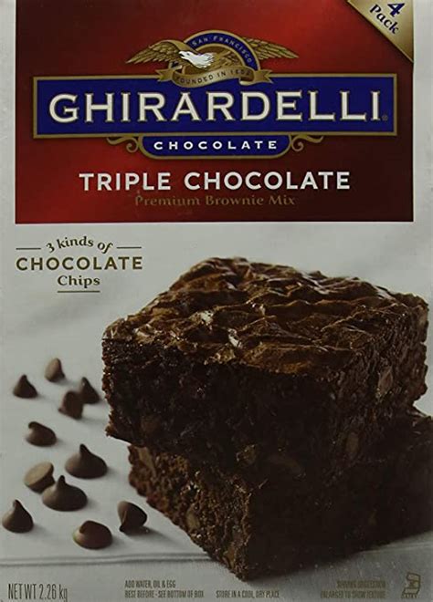 Ghirardelli Chocolate Triple Chocolate Brownie Mix 226kg
