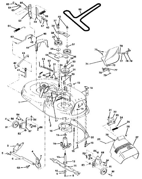 Craftsman 42 Riding Mower Parts Diagram