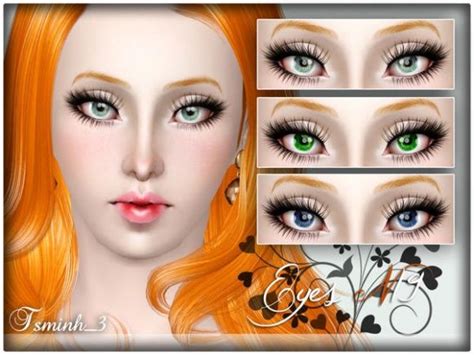 Contact Lenses Eyes N19 By Tsminh3 At Tsr Social Sims Sims 3