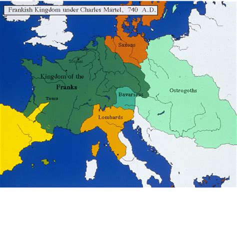 Germanic Kingdoms Map