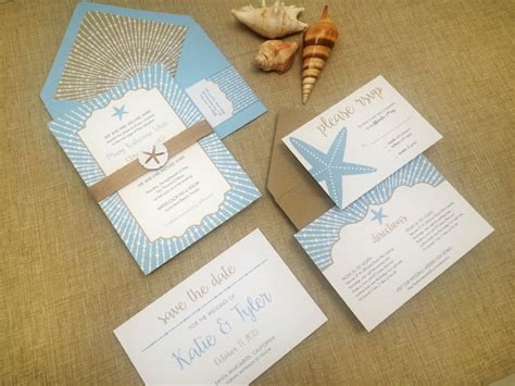Diy Beach Wedding Invitation Ideas Wedding