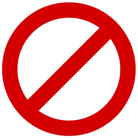Símbolo Proibido Png Baixar Imagens Em Png