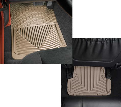 Weathertech All Weather Front And Rear Floor Mats For 71 86 Jeep Cj 5