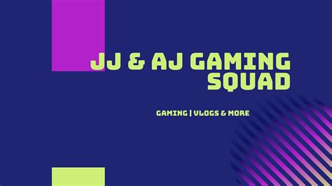 Jj And Aj Gaming Squad Live Stream Youtube