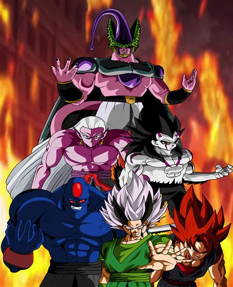 Dragon Ball Af Villanos Evil Goku Zaiko Kaarat Kidnapped