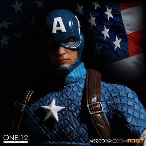 Mezco Toyz One12 Collective Captain America Action Figure