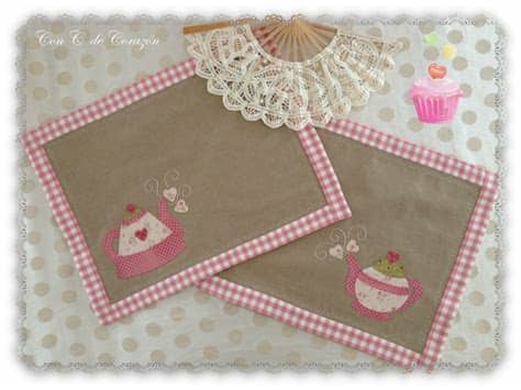 See more of toallas de mano, manteles de cocina y otros on facebook. Manteles individuales | Patrones de mantel, Manteles