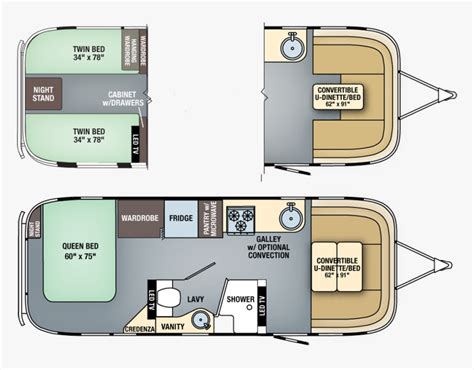 Airstream Floor Plans