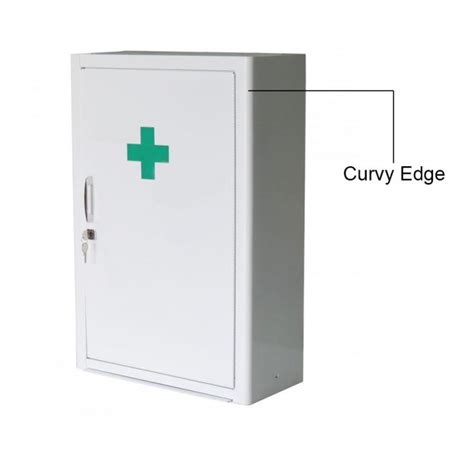 Lockable Metal First Aid Cabinet Large Wall Mounted First Aid Kit Cabinet