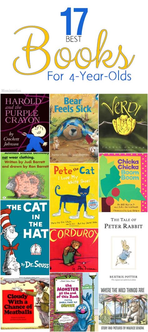 17 Best Books For 4 Year Old Children