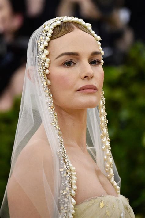 Kate Bosworths Sheer Veiled Look At The 2018 Met Gala Evoked Pure Virgin Mary Vibes A Mantilla