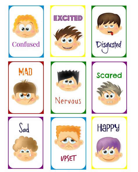 Exclusive Content For Subscribers Emotions Cards Emotions Preschool