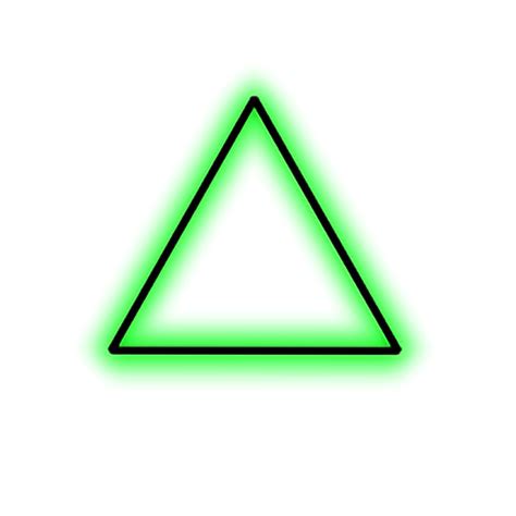 Green Triangle Bad Spiral Black Sticker By Irinairina87