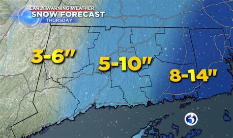 Storm Could Bring Several Inches Of Snow Tomorrow Wfsb 3 Connecticut