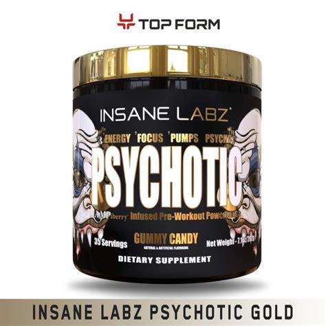 Insane Labz Psychotic Gold Pre Workout Powder 35 Servings Lazada Ph