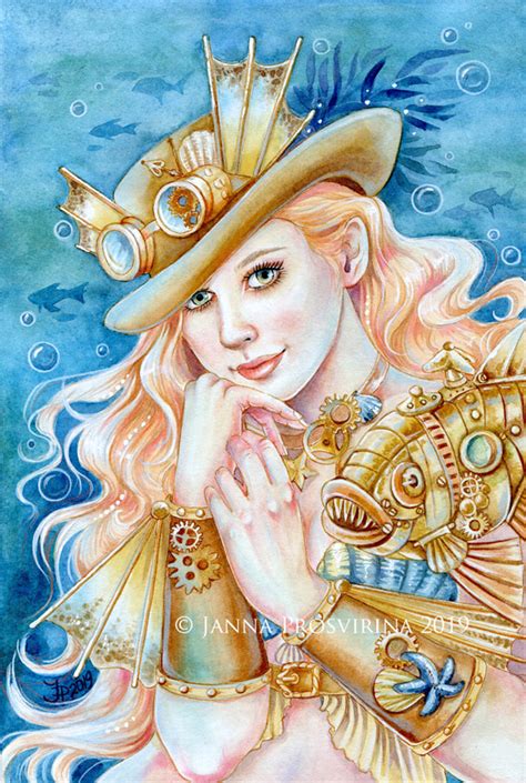 Mermaid Gallery Fantasy Art Of Janna Prosvirina