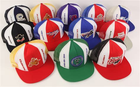 Lot Detail - 1983-85 USFL Mesh Trucker Hat Collection - Lot of 24