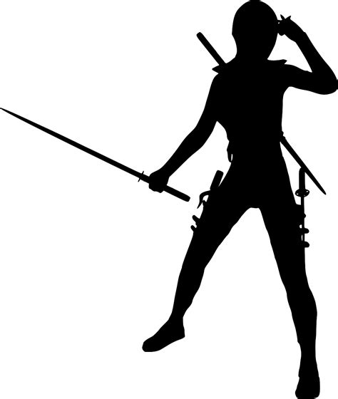 Svg Combat Girl Ninja Fight Free Svg Image And Icon Svg Silh