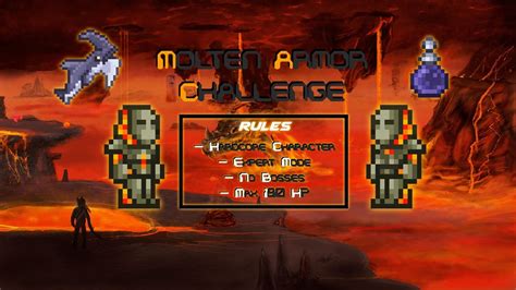 The Molten Armor Challenge Terraria