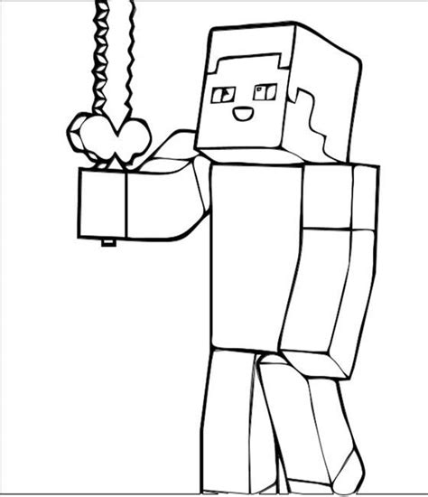 Minecraft People Coloring Pages