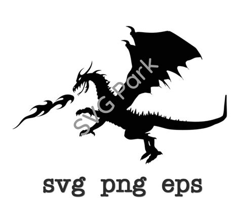 Dragon Svg Png Eps Etsy