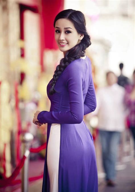 Ao Dai Vietnam Custom Made Light Pink Satin Dress White Satin Pant Ebay Purple Chiffon Dress