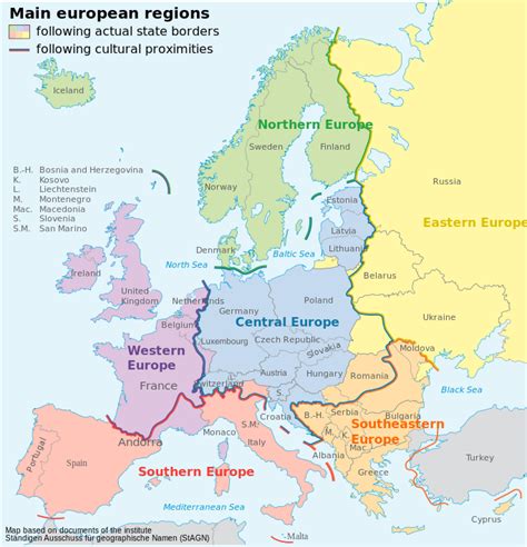 Political And Cultural Classification Of Europe Vivid Maps