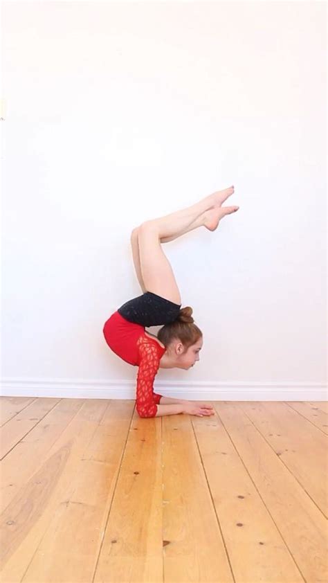 Nice Elbow Stand Flexibility Dance Anna Mcnulty Gymnastics Poses