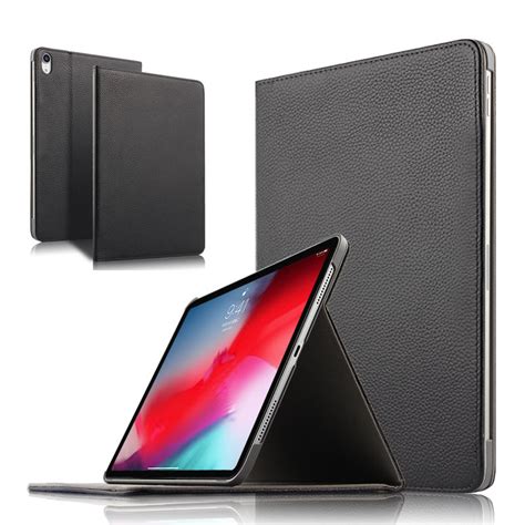 I haven't tried to get data yet from my carrier so i can't verify if that works but everything else was excellent. Case Cowhide For iPad Pro 11 2018 Protective Cover Genuine ...