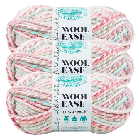 Lion Brand Yarn Wool Ease Thick And Quick Carousel Classic Super Bulky