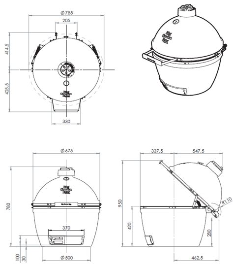 Big green egg outdoor kitchen dimensions. Big_Green_Egg_Extra_Large_dimension.jpg (1644×1875 ...