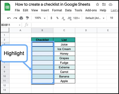How To Create A Live Checkbox In Google Sheets