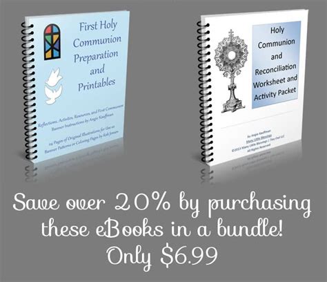 First Communion Preparation Patterns Worksheets And Activities Ebook