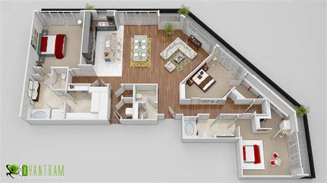 3d Floor Plan Cgi Design Yantram Architectural Design Studio Homify