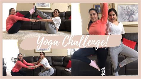Hilarious Yoga Challenge Sister Edition Youtube