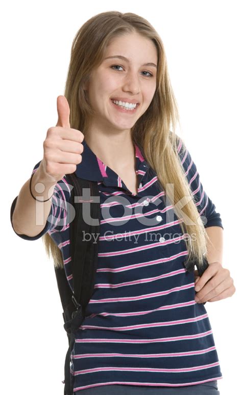Student Thumbs Up Stock Photo Royalty Free Freeimages
