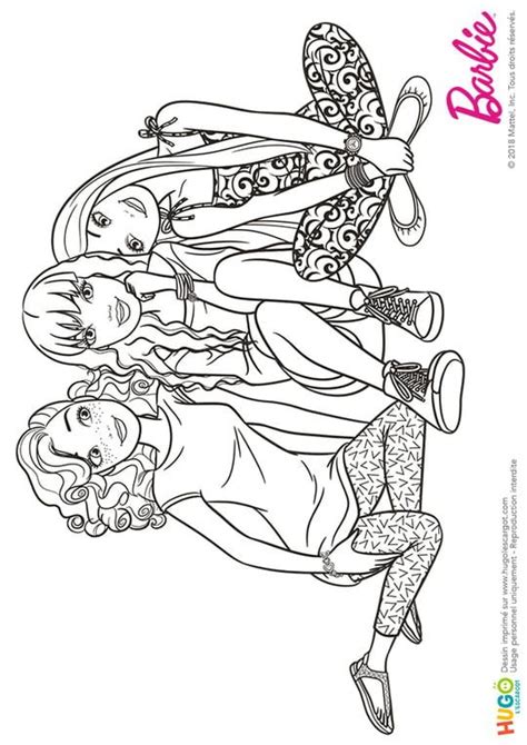 Printable Barbie Fashionistas Pdf Coloring Pages 01 Coloring Pages