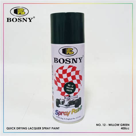 Bosny Acrylic Spray Paint Willow Green No12 Bsny12 Lazada Ph