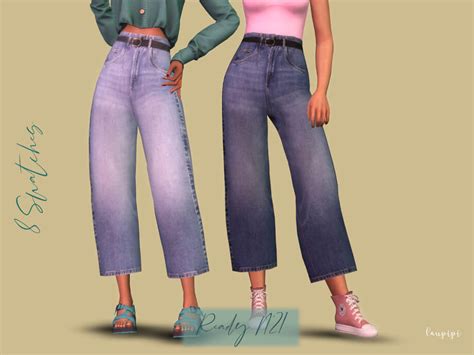 Sims 4 Flare Jeans Mbt02 By Laupipi The Sims Game