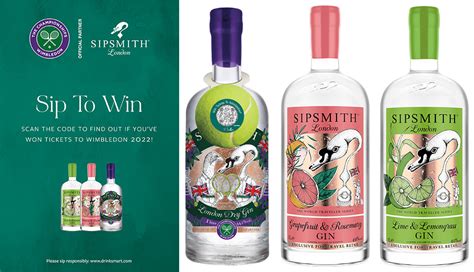 Sipsmith Celebrates Wimbledon With Two New Gtr Exclusive Gins