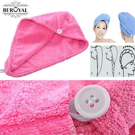 Beroyal Brand 2016 New Arrival 2pc Microfiber Towel Female Lady Hair