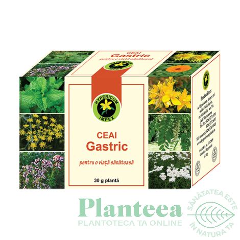 Ceai Gastric 30g Hypericum Plant Pret 5 2 Lei Planteea