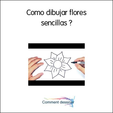 Como Dibujar Flores Sencillas Como Dibujar