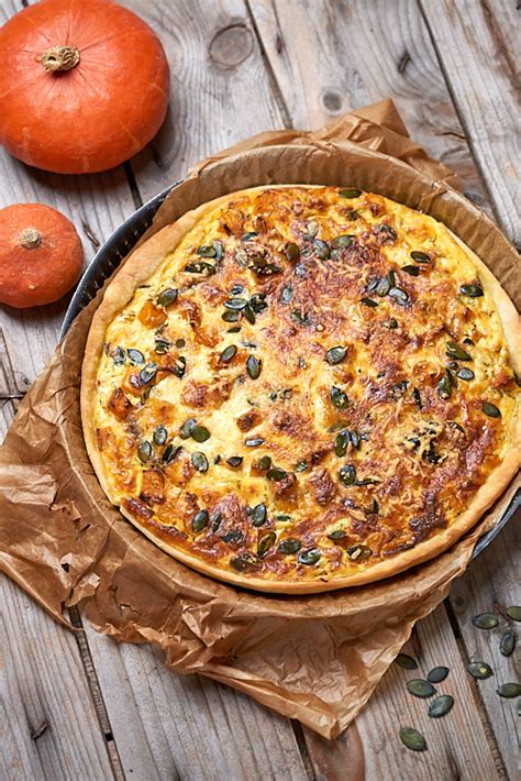 Tarte à la courge et graines de courge